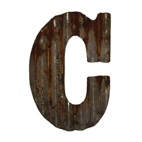 We have all sorts of rustic wall decorations including art, wooden farmhouse themed wall decorations are vital for your bedrooms, bathrooms, living room, dining room, and even outdoors. Farmhouse Rustic 12" Wall Decor Corrugated Metal Letter -C - Walmart.com - Walmart.com