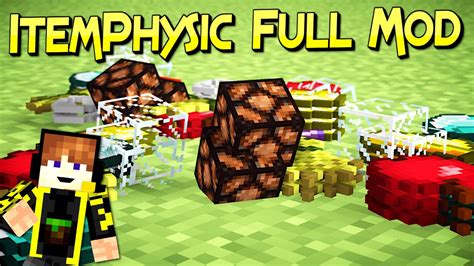 Itemphysic Full Mod Fisicas Mas Realistas Forge Minecraft 1152