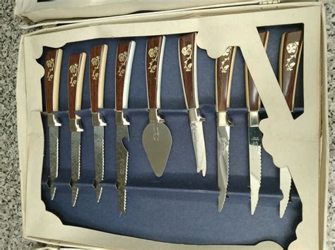 Sheffield English Blades 19 Pc Golden Prestige Solid Stainless Cutlery
