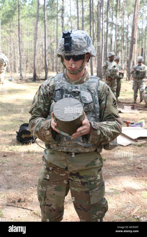 Sgt Aaron Black A Combat Engineer Assigned To B Company 9th Brigade