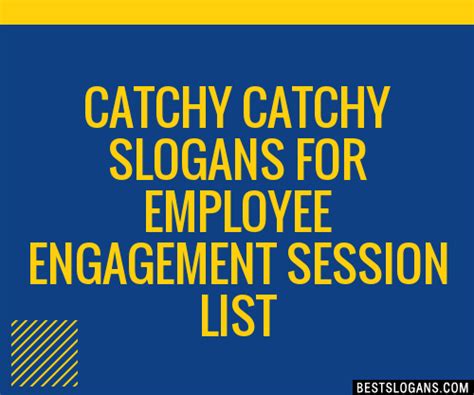 100 Catchy For Employee Engagement Session Slogans 2024 Generator