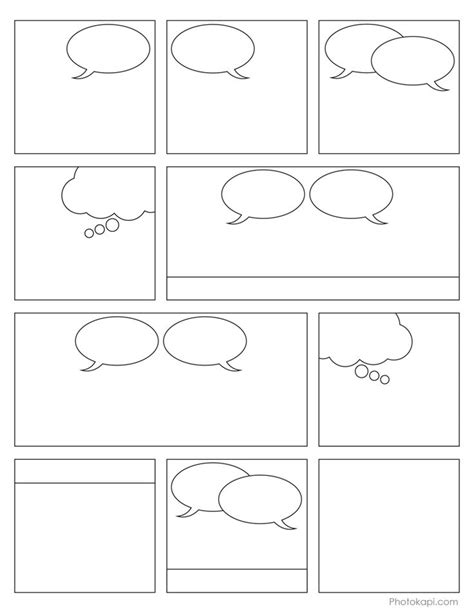 You can also see novel outline templates. Free Printable Comic Book Panels | My Graphic Design | Pinterest | Book, Free printable and ...