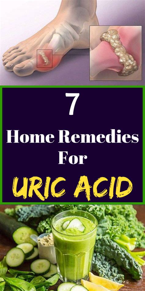 7 Home Remedies For Uric Acid Wellness Today