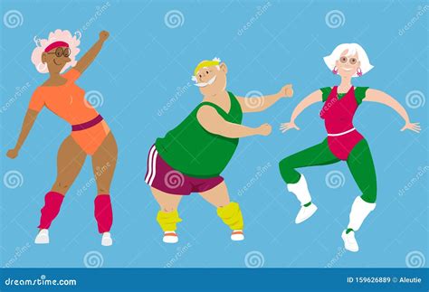 Senior Aerobics Group Editorial Stock Image Illustration Of Person
