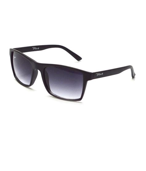 flirt black designer square sunglasses for men buy flirt black designer square sunglasses for