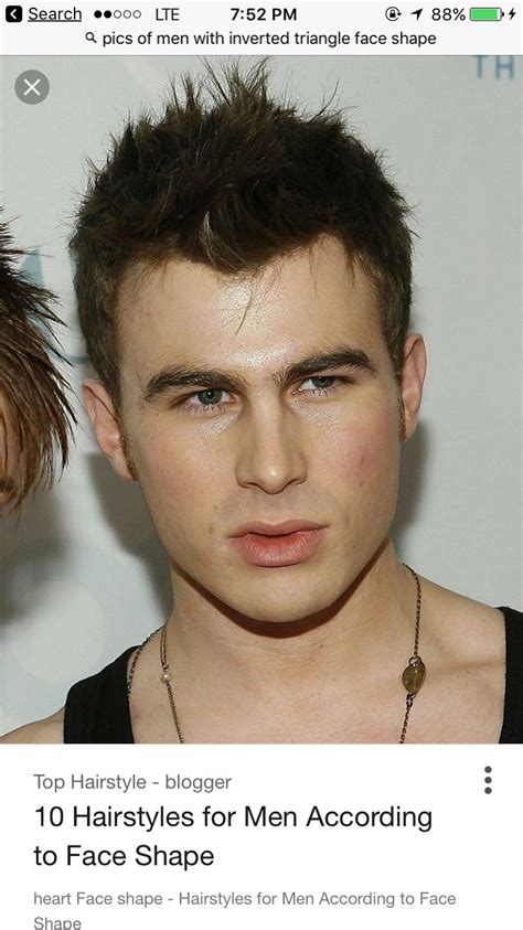 There are many different types of moustache, but all differentiate between hair grown exclusively on the upper lip and hair grown on other parts of the face. Face Shape - Inverted Triangle | Mens hairstyles short ...