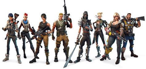 Download Fortnite All Classes Group Picture Png Image For Free