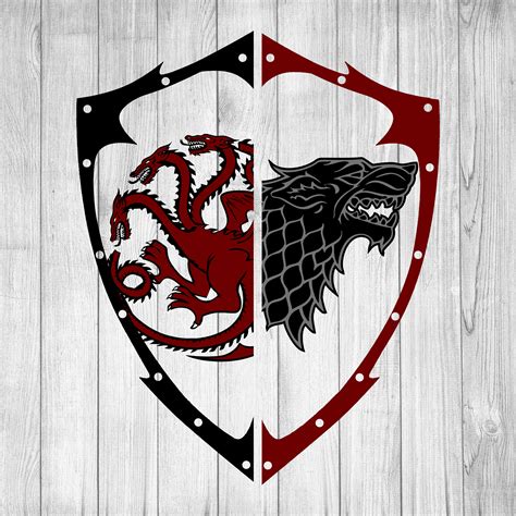 House Targaryen Stark Svg Jon Snow Svg Game Of Thrones Svg Etsy Hong Kong