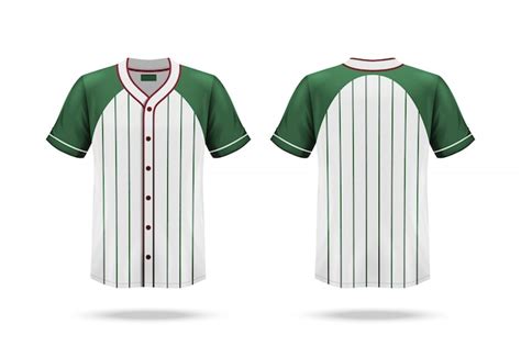 Premium Vector Specification Baseball Jersey T Shirt Isolated On White
