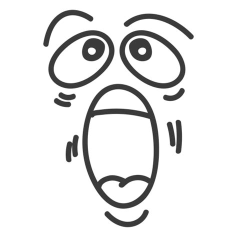 Dibujos Animados De Cara De Emoticon Gritando Descargar Pngsvg