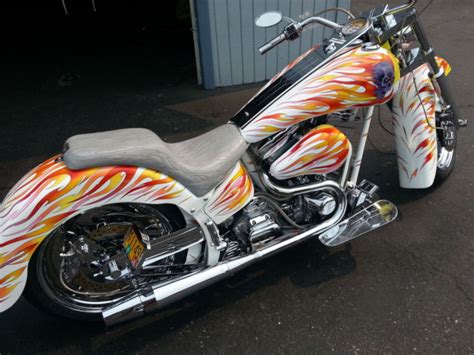 1999 Custom Ron Simms Harley Davidson Signature Bike With Only 1700 Miles