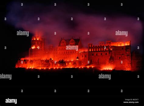 Heidelberg Castle Burning Hi Res Stock Photography And Images Alamy