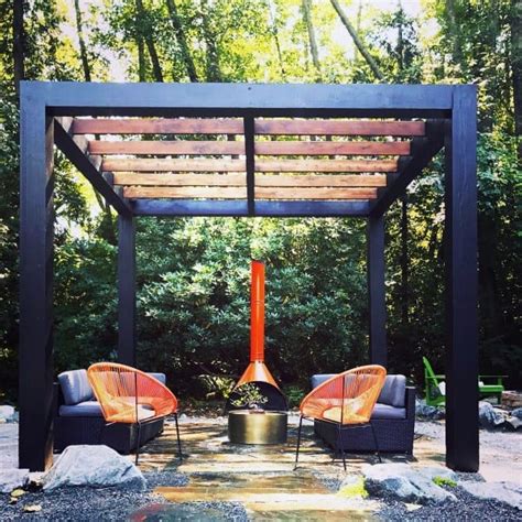 There are 1484 steel and wood bar for sale on etsy, and they cost £223.89 on average. Top 60 Best Pergola Ideas - Backyard Splendor In The Shade