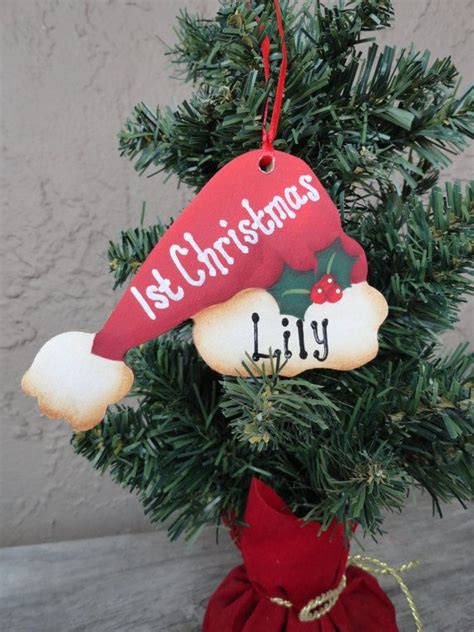 Personalized Santa Hat Ornament Cwwofg By Bkgcustomcrafts On Etsy 7