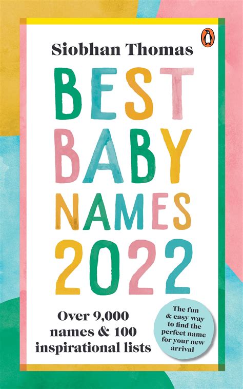 Best Baby Names 2022 By Siobhan Thomas Penguin Books Australia