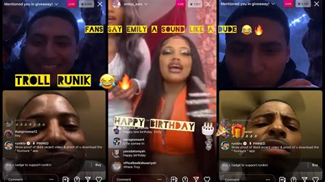 Fans Told Emily She Sound Like A Dude On Her Birthday💀😂🔥 Emily Got Mad😡 Funnymike Tròll