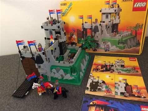 Lego 6081 Kings Mountain Fortress 1990 Vintage Classic Castle With