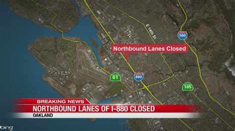 Northbound Lanes Of I 880 Closed Due To Accident