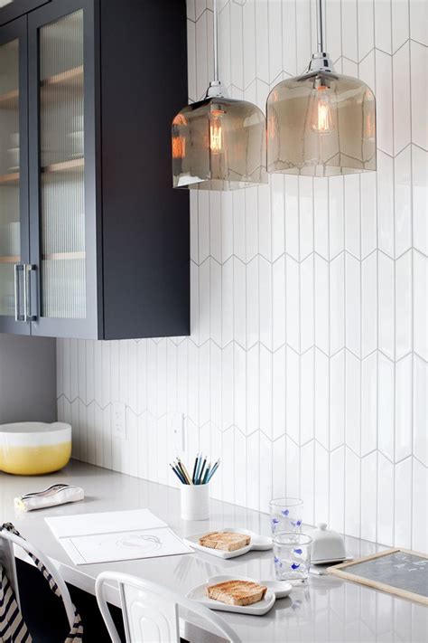 13 Sleek White Modern Kitchen Backsplash Ideas Hunker