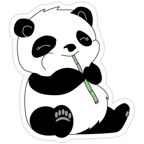 Panda Stickers By Unitycreative Redbubble