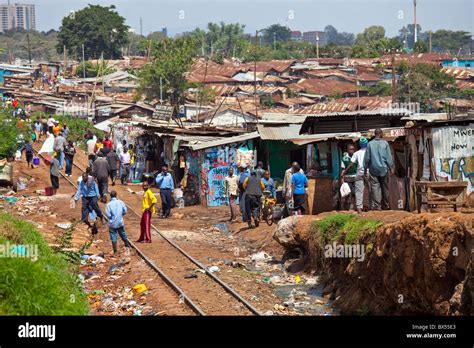 Kibera Slum Nairobi Kenya Stock Photo Alamy