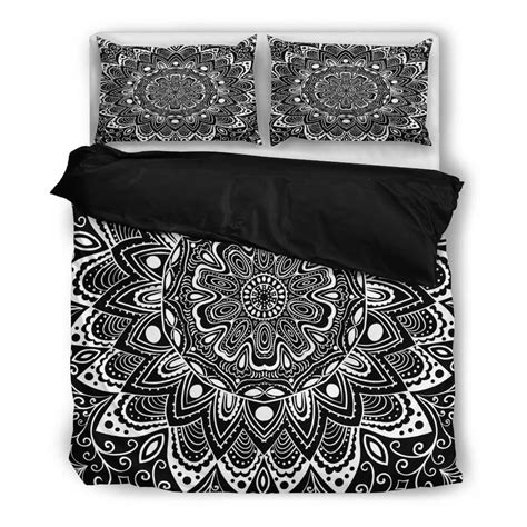 Blackandwhite Mandala Bedding Your Amazing Design