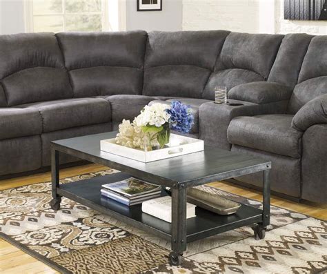 Big lots has the latest styles at a price that works for you when you're in the market for a new side table, console table or coffee table. Signature Design By Ashley Hattney Gray Coffee Table | Big ...