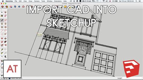 Sketchup Import And Model An Autocad Floor Plan Doovi Images