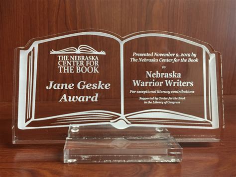Nebraska Warrior Writers Program Wins Jane Geske Literary Award