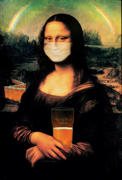 The mona lisa is a likely a portrait of the wife of a florentine merchant. Mona Lisa Gets A Mask & Rainbow - Streetview News
