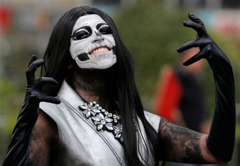Skulls Masks And Dancers As Mexico Fetes Day Of The Dead