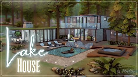 Дом на озере🌲🌎│Строительство│lake House│speedbuild│no Cc The Sims 4