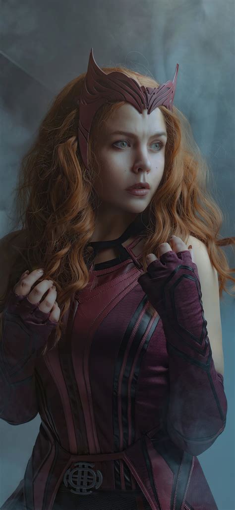 1125x2436 Scarlet Witch Cosplay 2021 4k Iphone Xsiphone 10iphone X Hd
