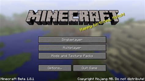 This is the best game ever with. Java Edition Beta 1.8.1 - Official Minecraft Wiki