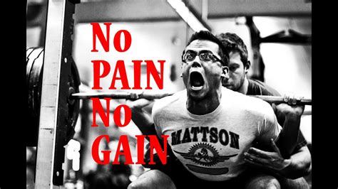 Powerlifting Motivation No Pain No Gain 🆚 Pain Is