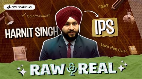 Raw Real S E Harnit Singh I Failed Csat According To Answer Keys But Upsc Topper