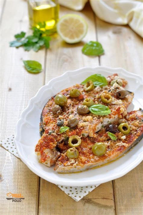 Check spelling or type a new query. Pesce spada gratinato con pomodoro e olive - Pelle di ...