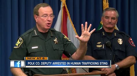 Polk Co. deputy arrested in human trafficking sting - YouTube