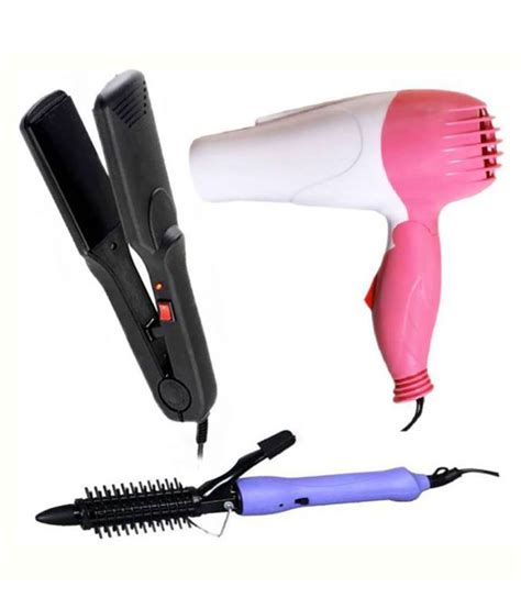 Comb attachment of a hair dryer is one of the stunning brainchildren in the 21st century. Bentag Combo of Hair Dryer Hair Straightener Hair Curler ...