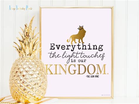 Everything The Light Touches Is Our Kingdom Printable Wall Art Etsy