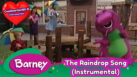 Barney The Raindrop Song Instrumental Youtube