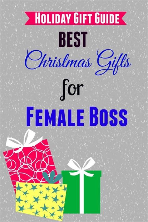 These gifts are appropriate for any boss, and will definitely put you in their good graces on boss's day. 6 Best Christmas Gifts for Female Boss Which Look ...
