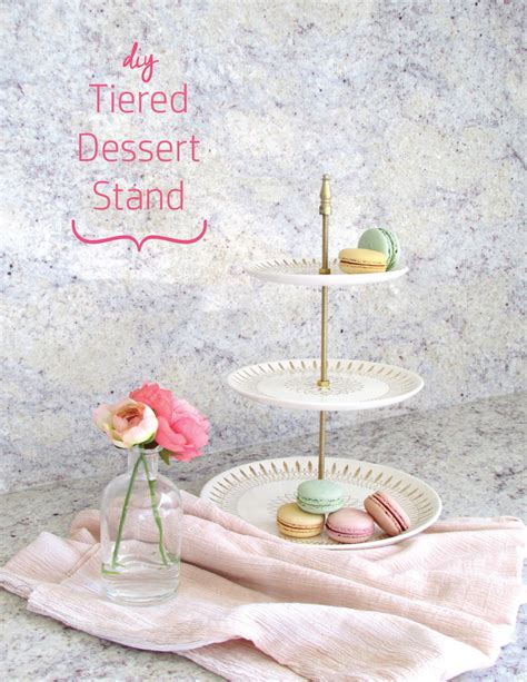 diy tiered dessert stand