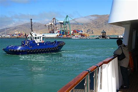 The town was named after the lyttelton family in 1858. Harbour tugboat pulling ship from wharf, Lyttelton Harbour ...