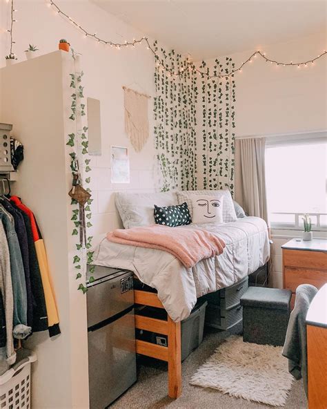 22 Cute Dorm Room Ideas You Need To Copy Cozy Dorm Room College Dorm