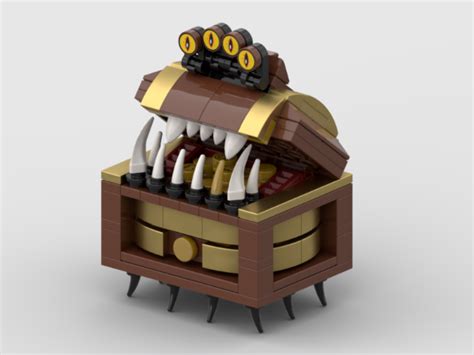 Lego Moc Mimic Chest By Galmar Rebrickable Build With Lego