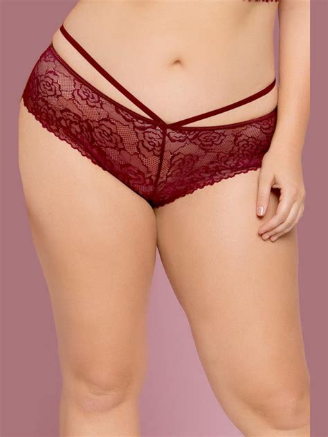 High Waisted Lace Up Panty Angelique