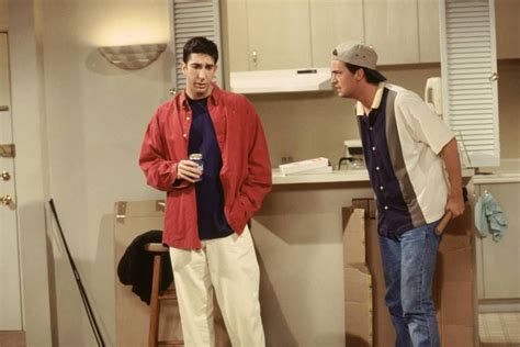 Ross And Chandler With Images Friends Season 1 Chandler Friends