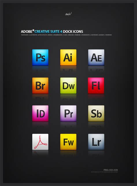 Adobe Cs4 Mini Icon Set By Bobbyperux On Deviantart