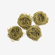 Add spinach and half of radishes and toss, adding enough of reserved pasta water to make a light sauce. Spinach, Basil, Garlic Angel Hair Pasta Nests - The Pasta ...